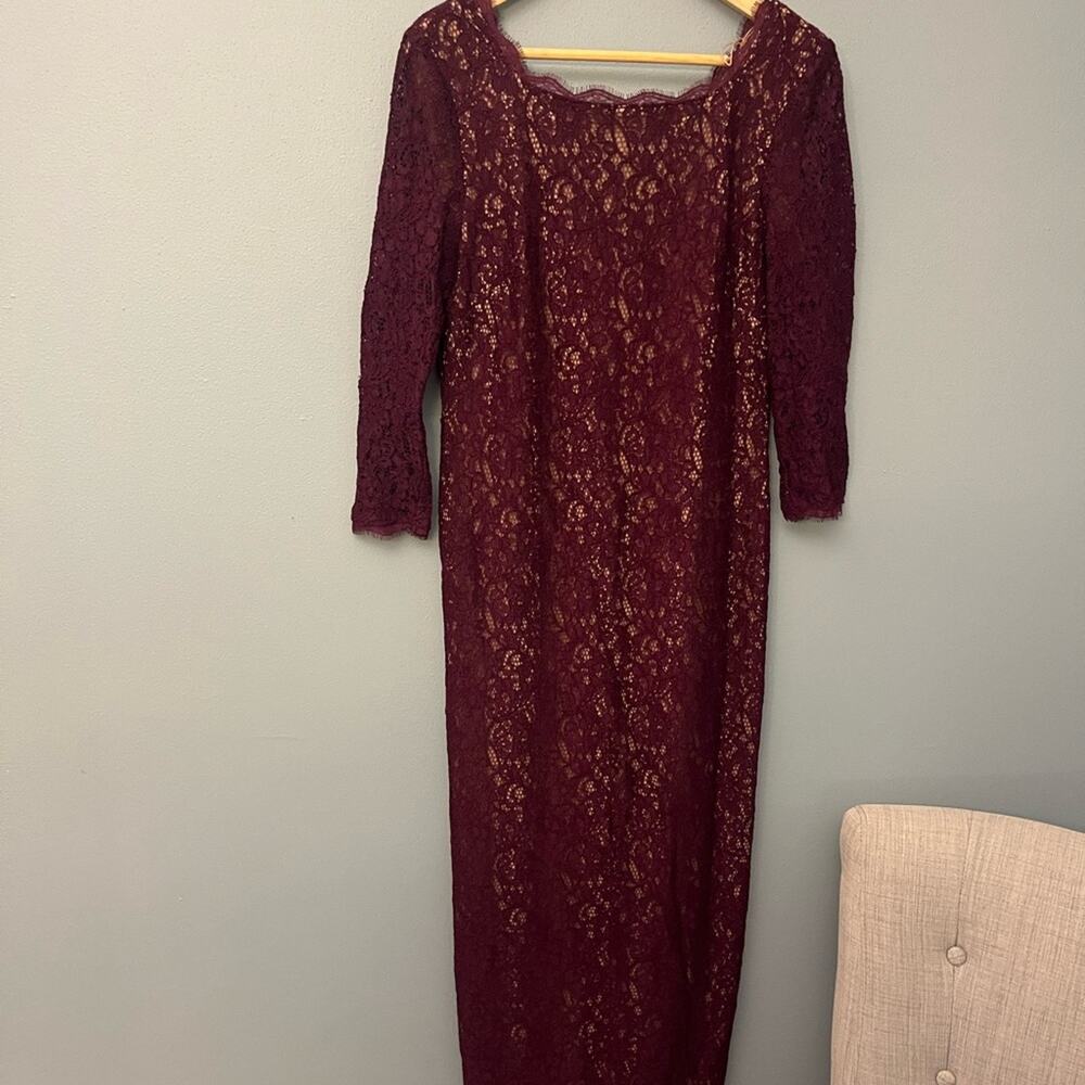 Adrianna Papell Lace Maxi Dress